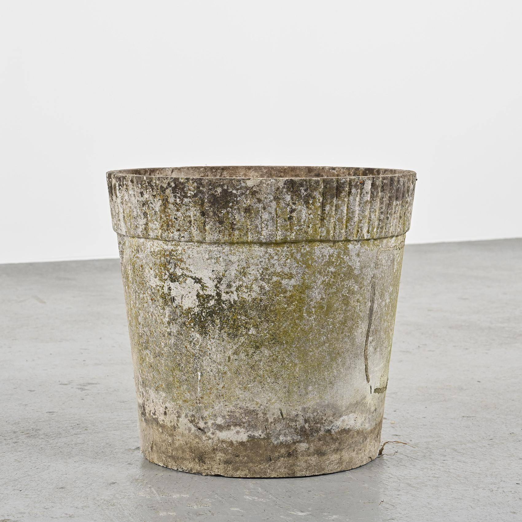 Pair of cement planters, circa 1960