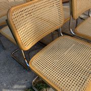 Lot de 6 chaises Cesca du milieu du siècle par Marcel Breuer