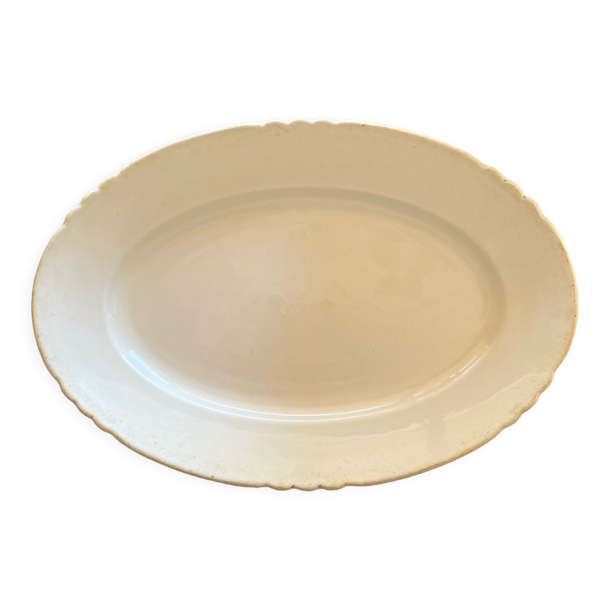 Oval dish - orchia earthenware