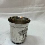 Silver metal timpani