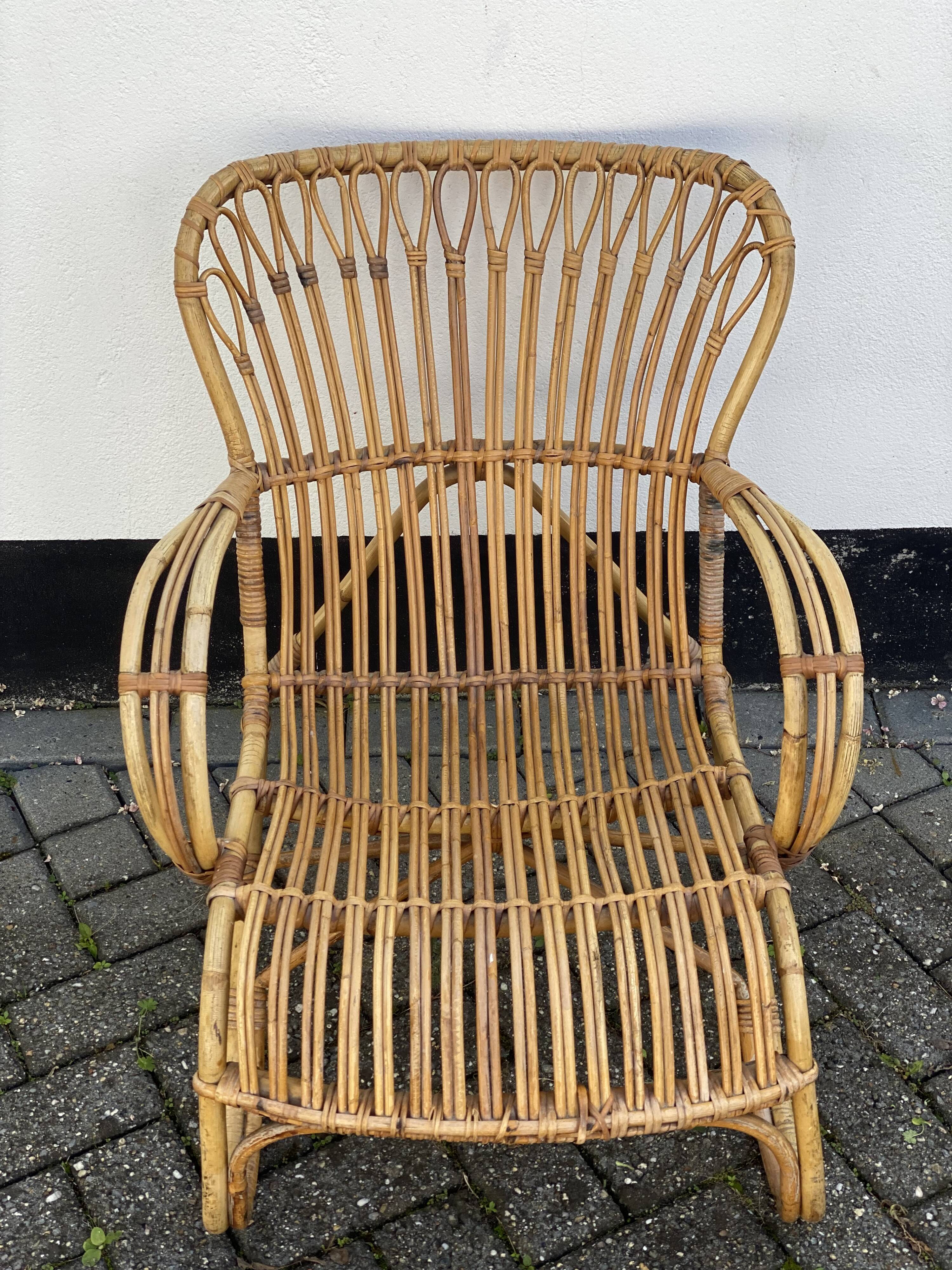 Vintage Belle 8 Rattan ArmChair