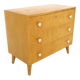 Scandinavian birch chest of drawers, Swedish modern, Sweden, 1940