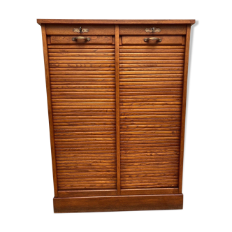 Furniture filing cabinet with double curtains 50