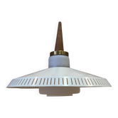 Scandinavian suspension design 1950 metal and opaline.