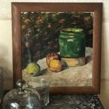 Painting still life with fruit