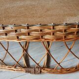 Old wicker basket
