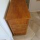 Storage furniture - wooden chest of drawers - 8 wicker drawers - bohemian countryside