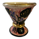 Small vintage conical vase Vallauris workshop JTF floral decoration