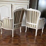 Paire de bergères style Louis XV