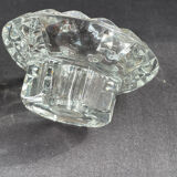 2 vintage Luminarc crystal candle holders