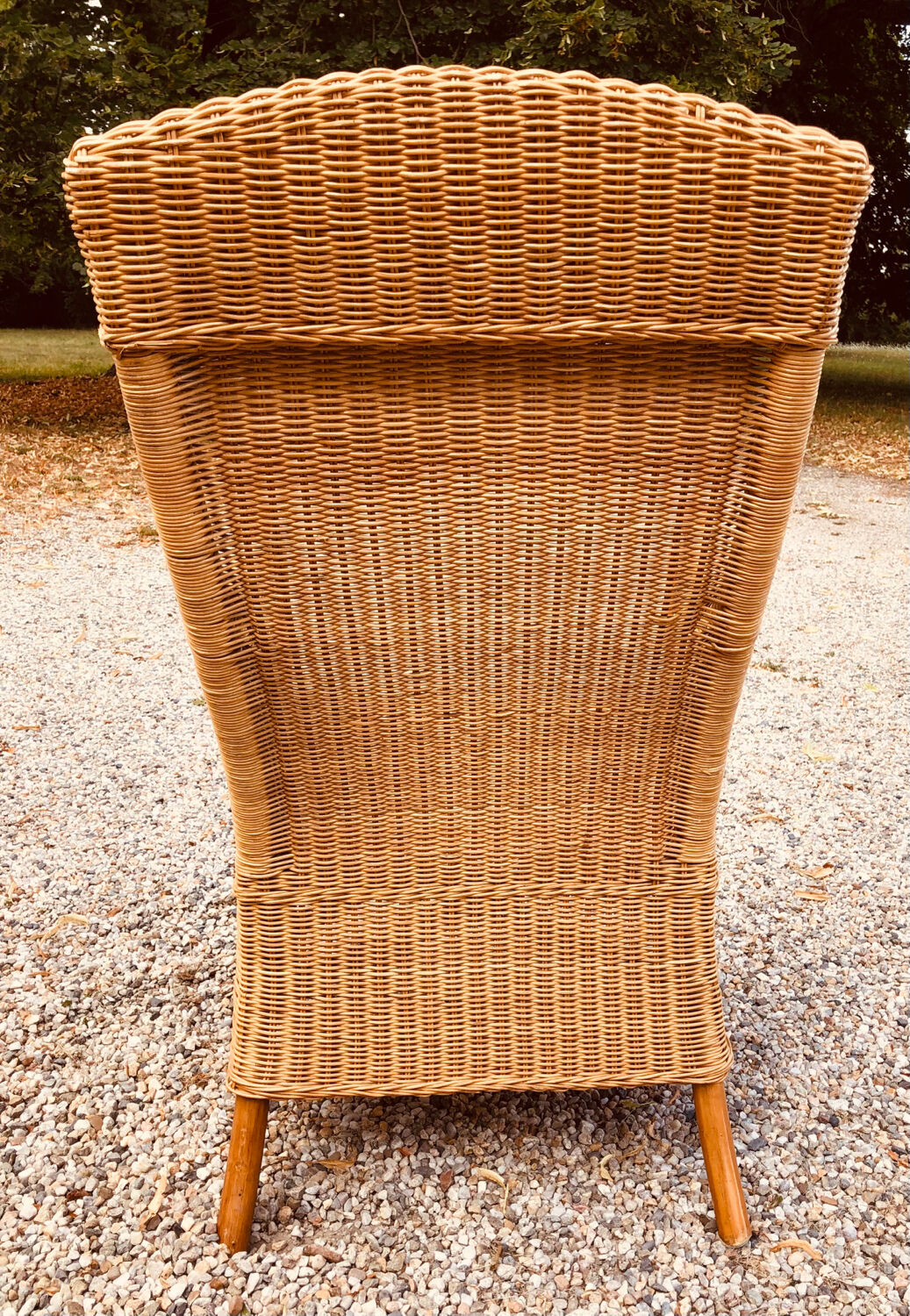 Rattan armchair