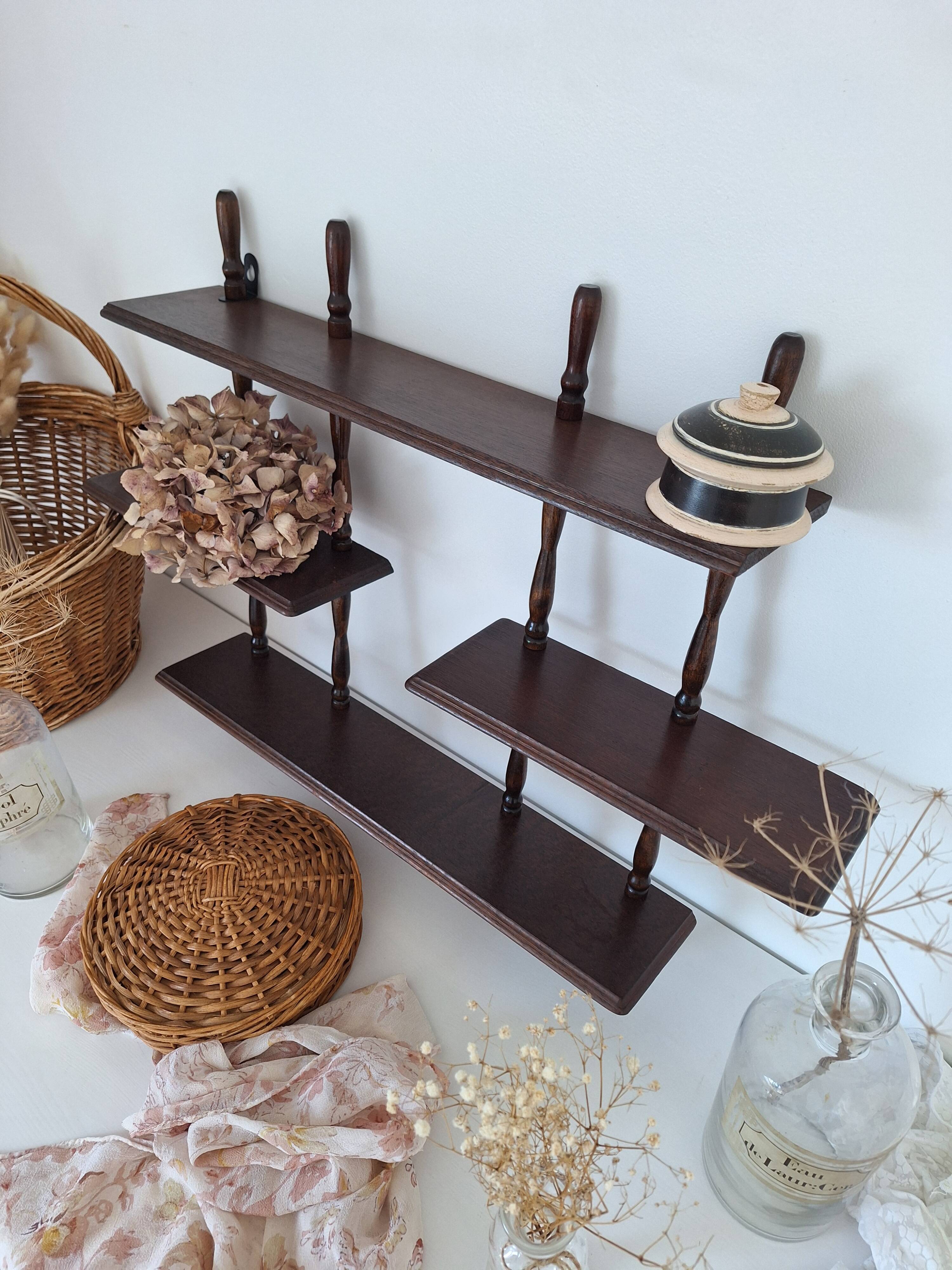 Etagère murale en bois