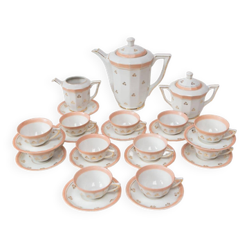 Limoges porcelain tea set? approx. 1950 (26 pieces)