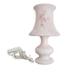 Lampe en albâtre rose