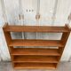 Solid oak bookcase