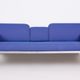 Blue bauhaus sofa - 1930s czechia - reupholstered.
