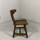 Brutalist oak dining chairs 1970’s