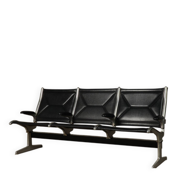 Banc Tandem Sling par Charles et Ray Eames, 1962