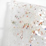 Post Modern Murano glass triangle ceiling lamp by Sylcom, Italy, 1985