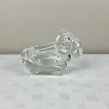 Solid crystal ram ashtray