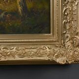 Tableau « Mare sous les Bois » signé A. Salvignac – Début XXe