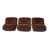 Set of 3 airborne "potato" fire chairs