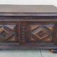 Old vintage wooden chest old toy