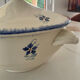 Digoin Sarreguemines soup tureen, Dannemarie model, 1950s, French soup.