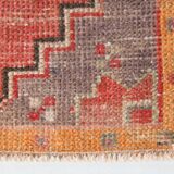 2x3 Red Beige Classic Vintage Rug, 43x82Cm