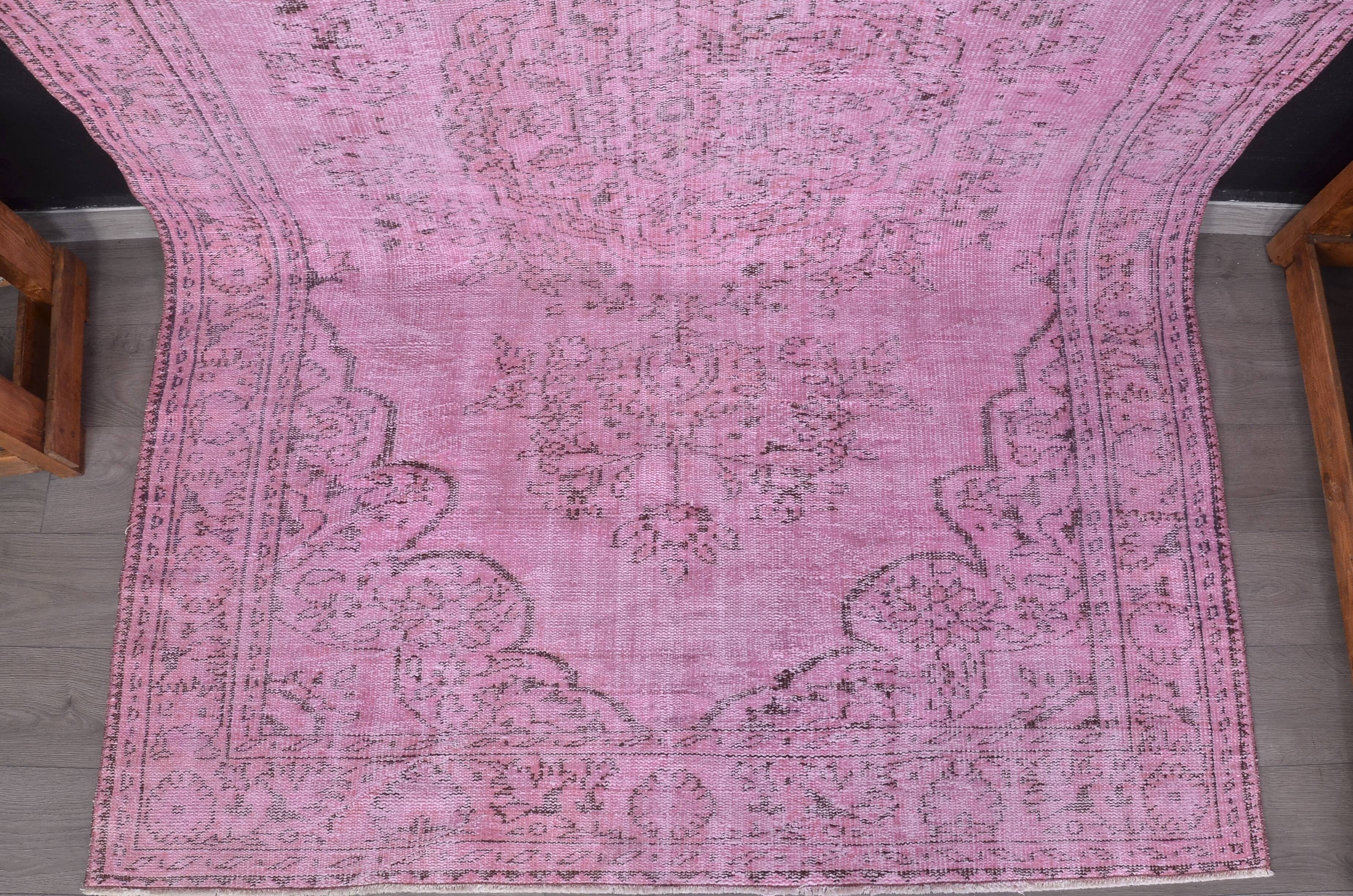 Pink Anatolian Oushak Wool Rug sku 2345
