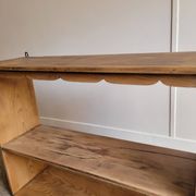 Wooden wall shelf