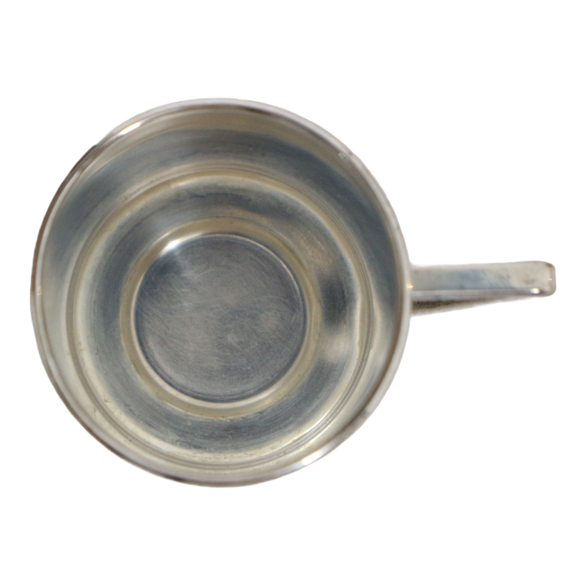 Théière argenté vintage forme miniature de moka napolitain