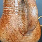 Glazed terracotta pitcher
