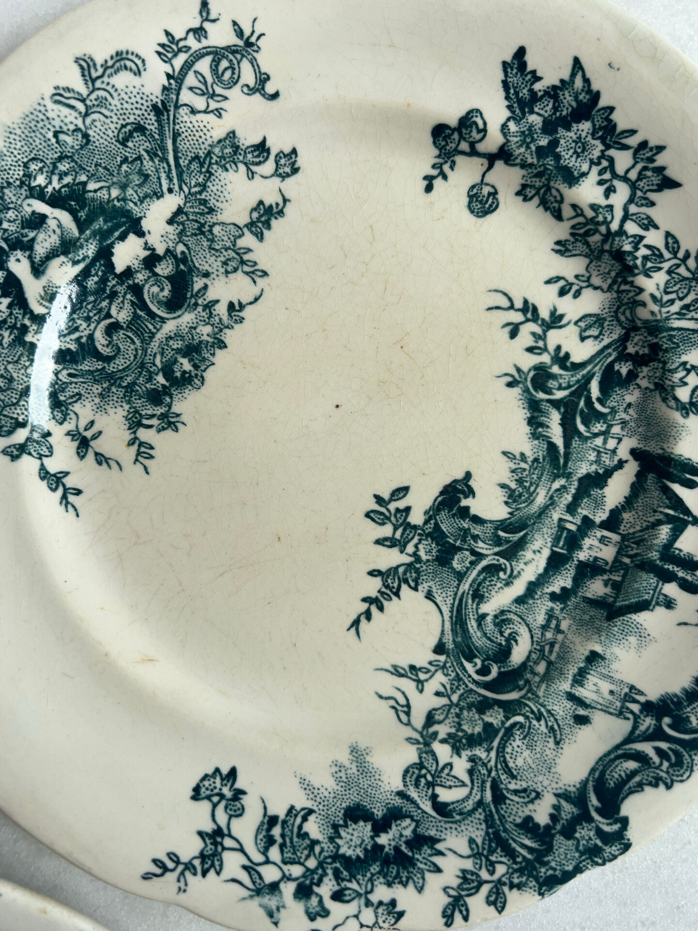 Set of 3 dessert plates in ironstone 20cm