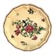Decorative plate earthenware of Salins France decoration Strasbourg