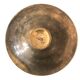 Old golden brass fruit bowl