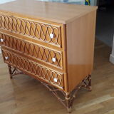 Commode en rotin