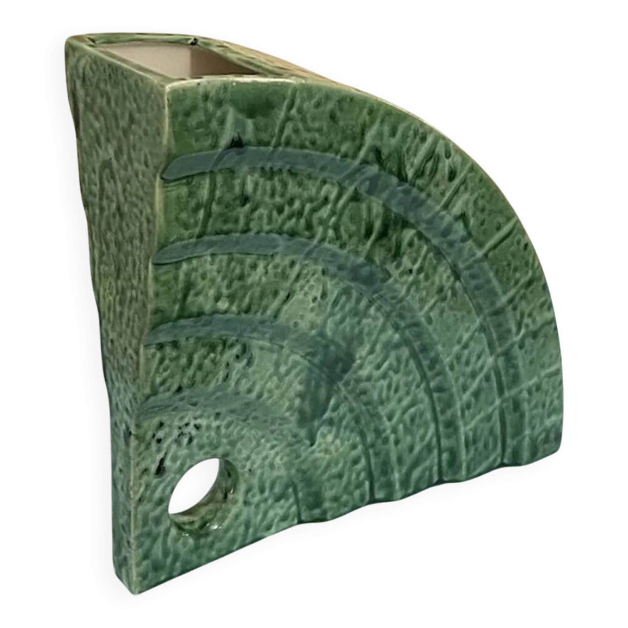 Memphis Shell ceramic vase by Florio Keramia