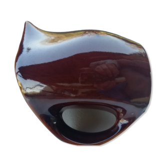 Organic Shape Brown Pitcher
