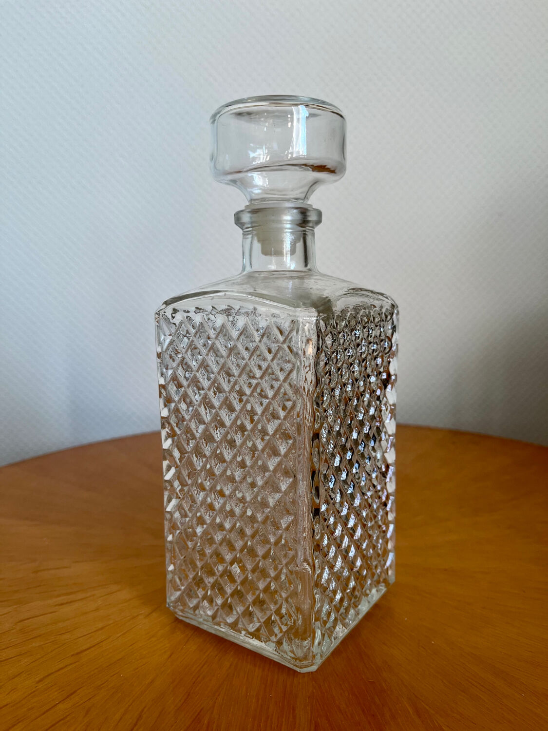 Vintage glass decanter