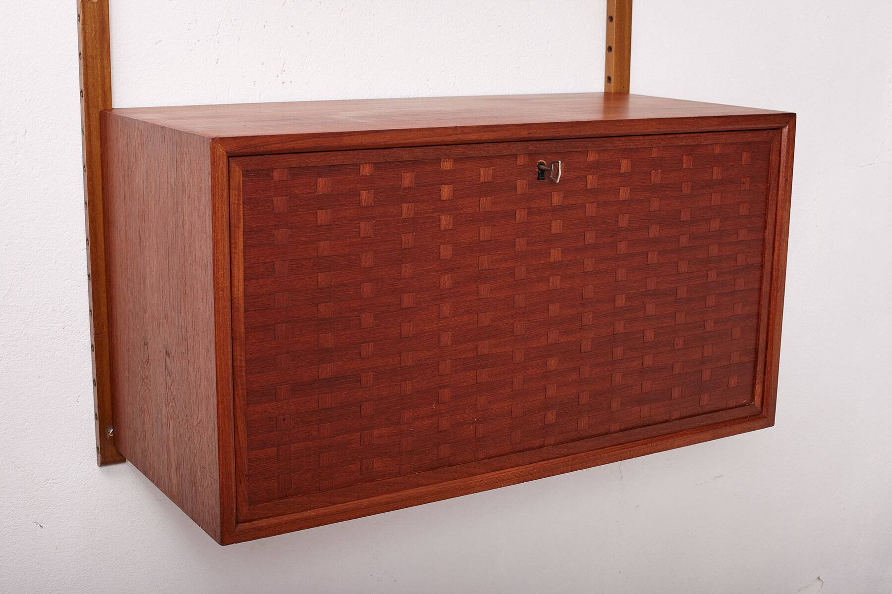 Wall unit designed by Poul Cadovius for Cado, Denmark, 1960s