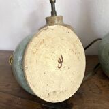 matching signed ceramic lamp bases