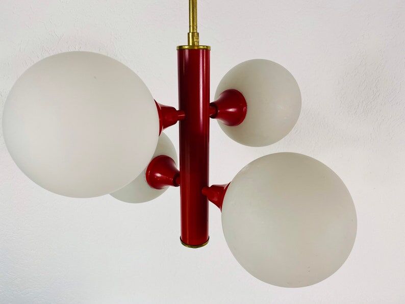 Red suspension by Kaiser, Germany, 60s