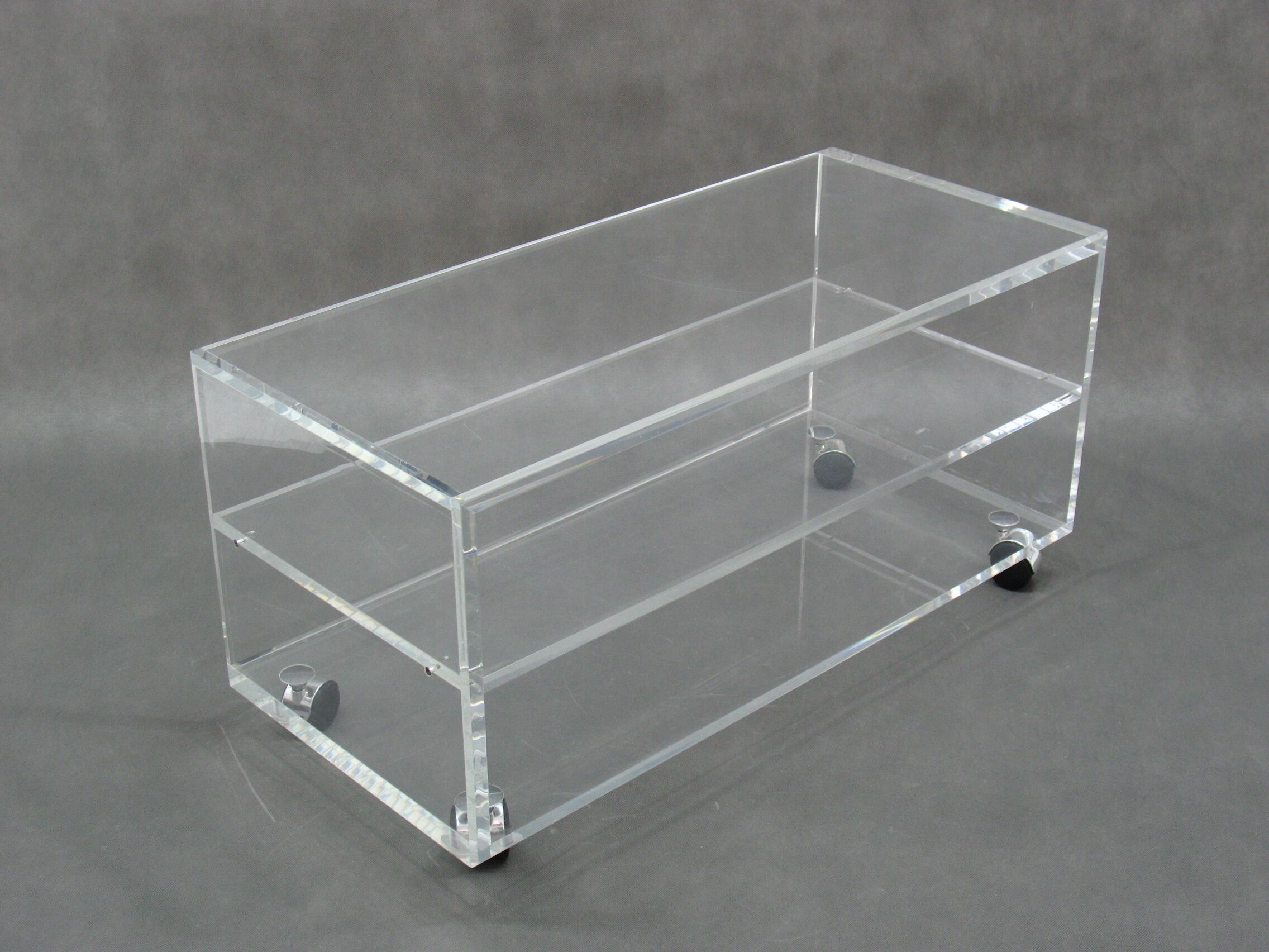 Vintage coffee table acrylic, 1980s
