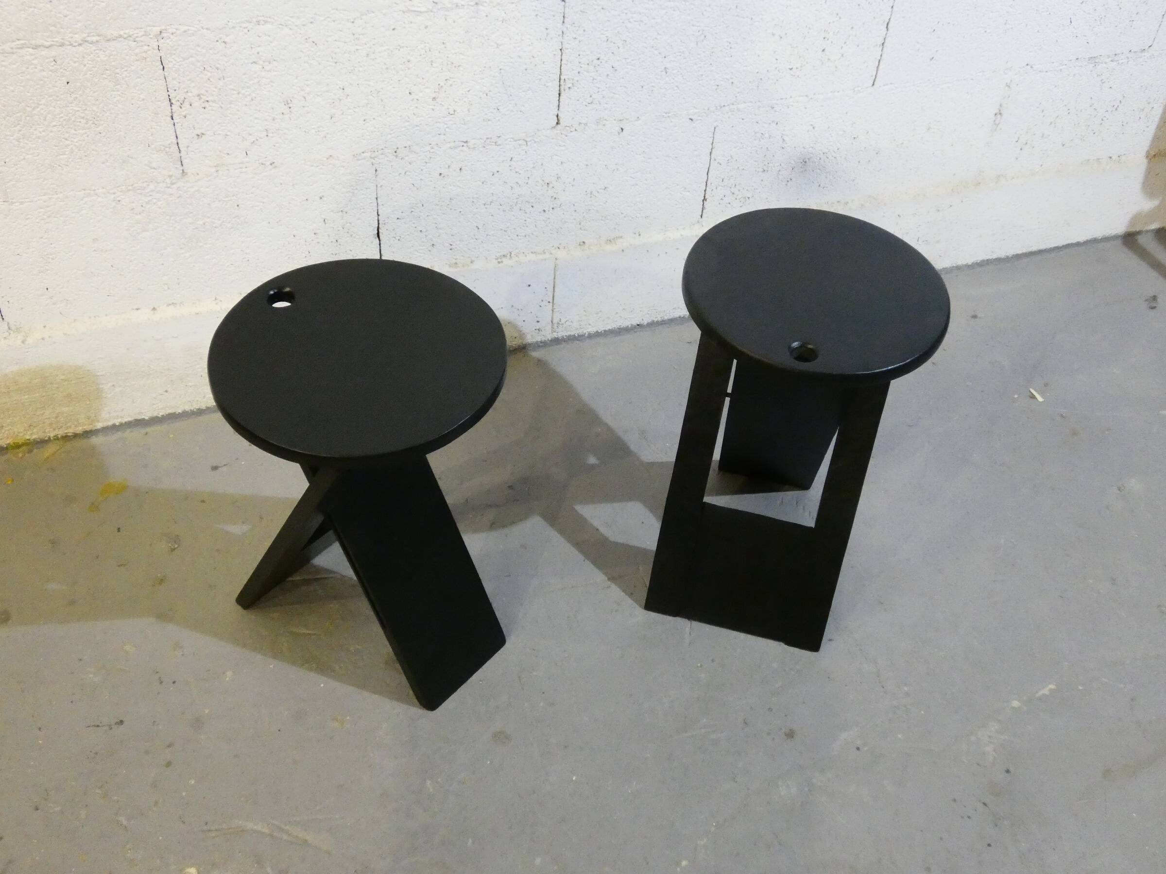 Pair of Suzy stools designed by Adrian Reed 1980