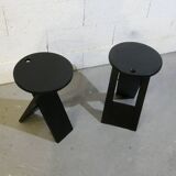 Pair of Suzy stools designed by Adrian Reed 1980