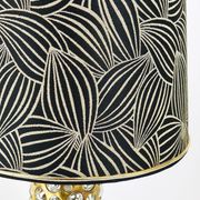 Rupert table lamp by Nikoll mid-century in brass tube and bubble glass, Austria, 1950s.