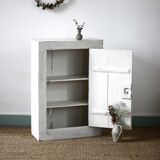 Patinated wooden cabinet