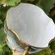 Collectible cup / saucer in egg shell porcelain - Art Nouveau