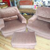 Burov armchair and foot rest
